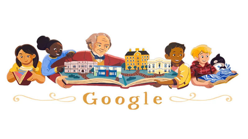 Google doodle's George Peabody